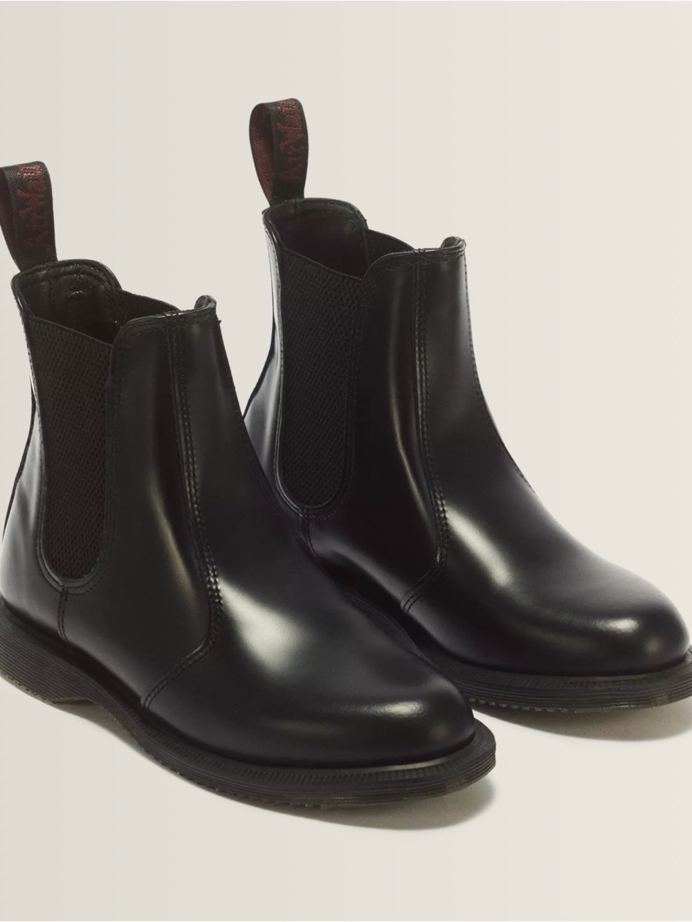 Dr. Martens Black Leather Chelsea Ankle Boots